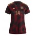 Dámy Fotbalový dres Německo Jamal Musiala #14 MS 2022 Venkovní Krátký Rukáv